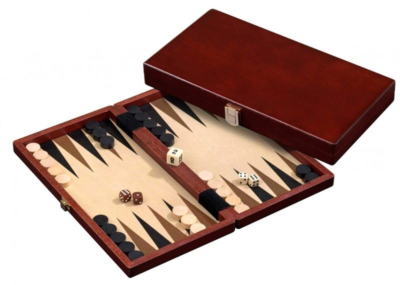 Backgammon Koffer, Naxos, klein